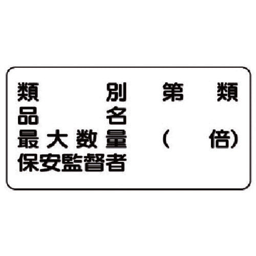 ユニット　危険物標識（横型）危険物の類別・エコユニボード・３００Ｘ６００　830-54　1 枚