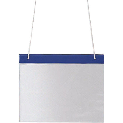 ユニット　ポケット式役割ホルダー　紺　塩ビ　２５０×３１４　831-695　1 枚