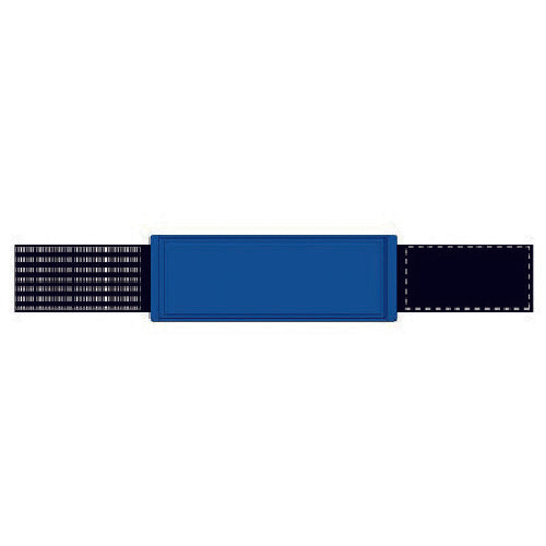 Unit Pinless Rubber Armband Blue Univinyl/Rubber 70 x 400 848-54 1 piece