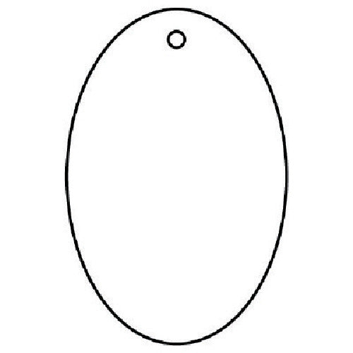 Unit White Plain Board Oval 5 Piece Set Eco Uniboard 45 x 30 x 2 Thickness 886-49 1 Set
