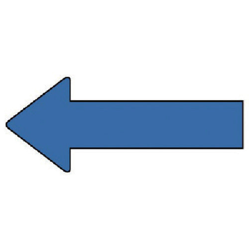 Unit Plumbing Sticker Direction Indicator Blue (Small) 30 x 70 10 Sheets AS.23.2S 1 Set