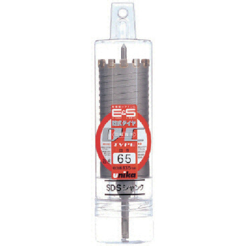 UNIKA "Single Function Core Drill E&amp;S" Dry Diamond 100mm Straight Shank ES-D100ST 1 Piece