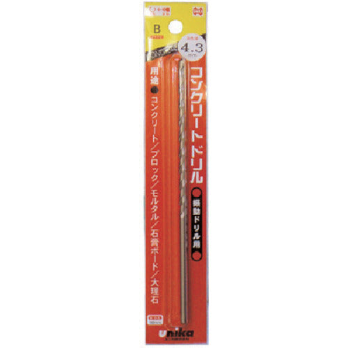 UNIKA 진동용 드릴 B롱(팩) BL4.5×150mm BL4.5X150BP 1개