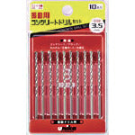 UNIKA 진동용 드릴 세트 B타입 3.4mm 10개 세트 DP10-B34 1개