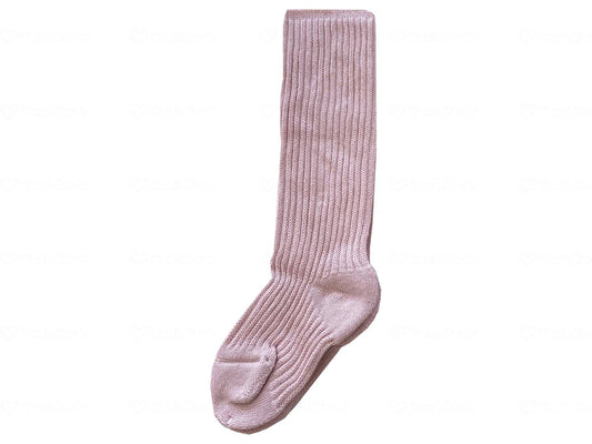 Taiyo Knit Cotton Blend Loose Socks Pink 23-25cm