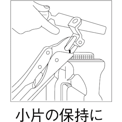 EBI Vise Pliers Straight Type 216mm V250N 1 piece