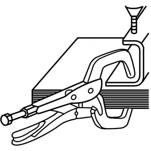 EBI Vice Pliers C-Type 165mm VC150N 1pc