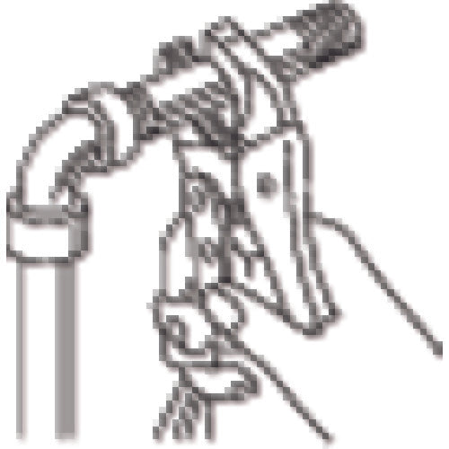 EBI Vise Pliers Curved Type 178mm VM175 1pc