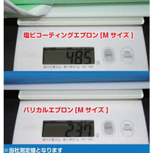 積水　バリカルエプロン　Ｌ　白　J5M5129　1 枚
