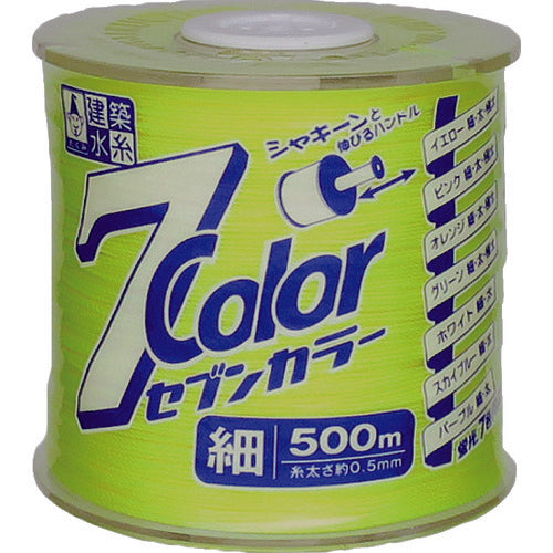 たくみ　７ＣＯＬＯＲ　細　イエロー　５００Ｍ　4800　1 巻