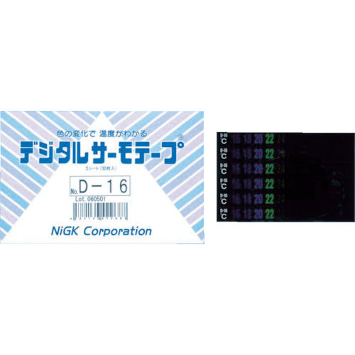 日油技研　デジタルサーモテープ　可逆性　D-38　1 CS