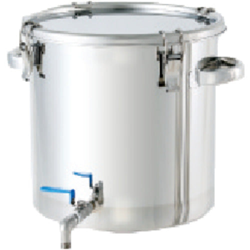 ＭＯＮＯＶＡＴＥ　ステンレスタンク　ストレート密閉タンク（ボールバルブ付）　２５Ｌ　CTHV-33　1 個