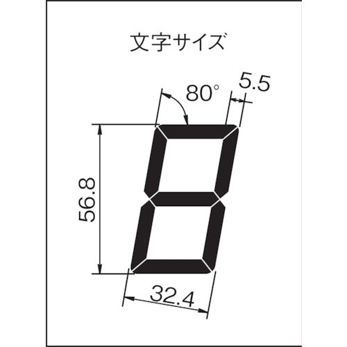 ＬＩＮＥ　中型表示カウンタ　G90-301　1 個