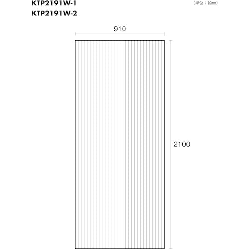 光　ポリカ中空ボード　透明　９１０×２１００×４　KTP2191W-1　1 枚