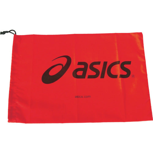 ＡＳＩＣＳ　シューバッグ（Ｌ）　レッド（３５×４０ｃｍ）　TZS987.23-F　1 枚