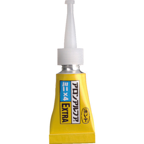 Konishi Instant Adhesive Bond Aron Alpha EXTRA Mini x 4 (0.5g x 4 bottles) #04611 NO.04611 1 PK