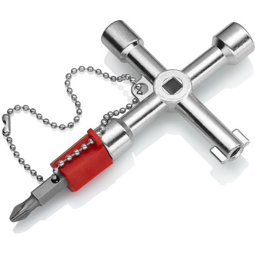 ＫＮＩＰＥＸ　００１１０３　コントロールキャビネットキー　全長７６ｍｍ　001103　1 個