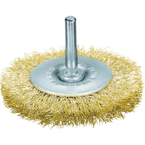 LESSMANN 축 부착 호일 브러쉬 황동 도금 강선 0.25 φ60 416752 1개