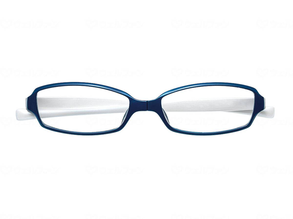 Hug Ozawa Strange Glasses BLUE/WHITE +2.0