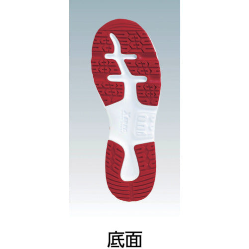 XEBEC Super Light Safety Shoes 85110 Red 22.5cm 85110-71-225 1 pair
