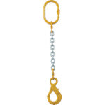 象印　チェーンスリング１００（アイタイプ）荷重１．０ｔ線径６．３ｍｍ　Ｌ１．５ｍ（１−ＭＦＦ−ＳＨＥ−６．３）　1-MFF-SHE-6.3　1 台