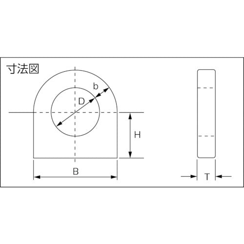 TAIYOH Ship Eye Plate C-3t (3039349) IP C-3 1 piece