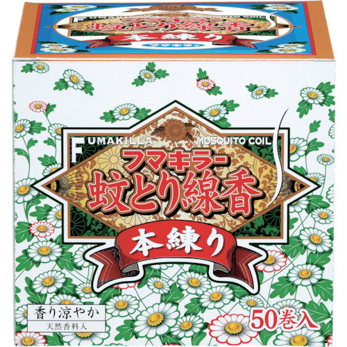 フマキラー　蚊とり線香本練り５０巻函入　424447　1 箱