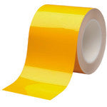 Midori Anzen Verdeviba Hard Tape Yellow 100mm x 20m VHT-100-Y 1 roll