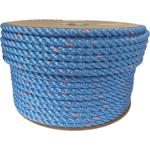 Yutakamake Taston Rope Blue Drum Roll 12φ x 100m Blue PRVP-62 1 Roll