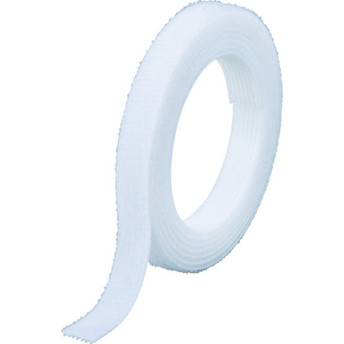 TRUSCO Magic Band [R Down] Binding Tape Double-Sided Width 40mm Length 1.5m White MKT-4015-W 1 Roll