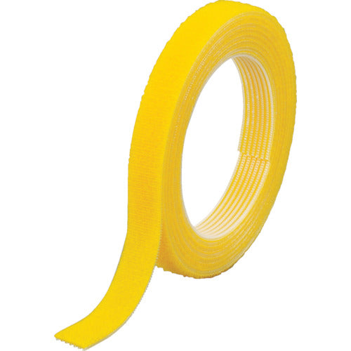 TRUSCO Magic Band [R Down] Binding Tape Double-Sided Width 40mm Length 1.5m Yellow MKT-4015-Y 1 Roll