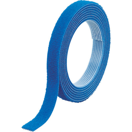 TRUSCO Magic Band [R Down] Binding Tape Double-Sided Width 40mm Length 1.5m Blue MKT-4015-B 1 Roll