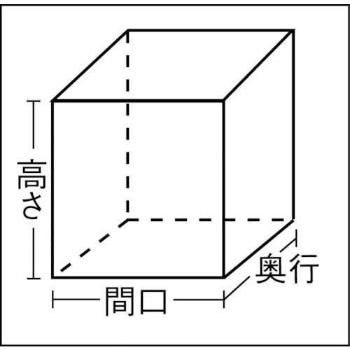 ＴＲＵＳＣＯ　パレットカバー１３００×１３００×１２００　ベルト付　TPC-B-2　1 枚