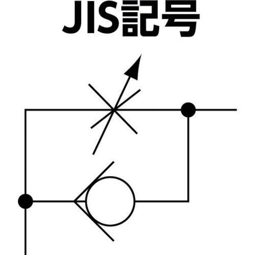 치요다 파이브 스피드 컨트롤러 α미터 인 6mm·R1/4 F6R-02SC-I 1개