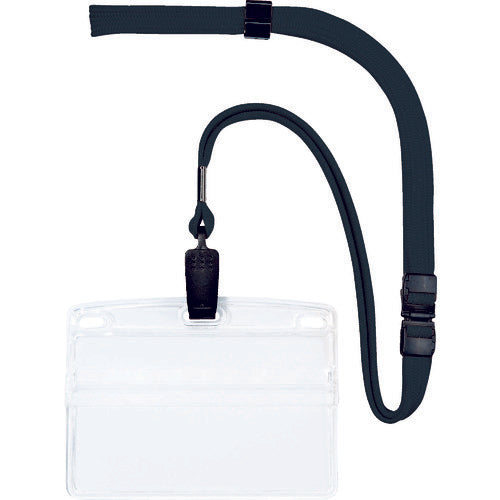 OP Hanging Name Tags, Business Card Size, 10 Pieces, Black, NL-8-BK, 1 Pack