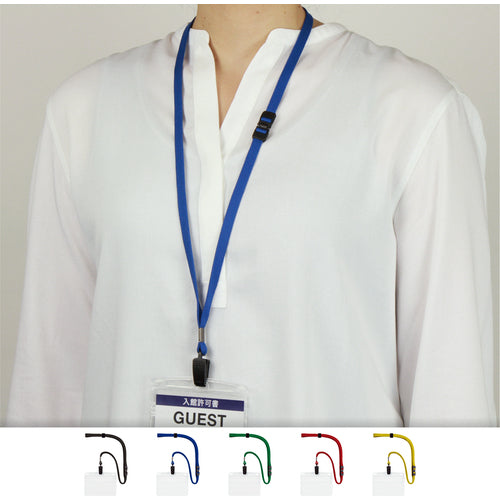 OP Hanging Name Tags, Business Card Size, 10 pcs, Blue, NL-8-BU, 1 bag