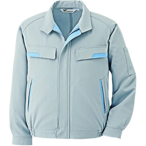 ミドリ安全　静電気帯電防止作業服　ブルゾン　シルバーグレー　サイズＬＬ　VE71 UE LL　1 着