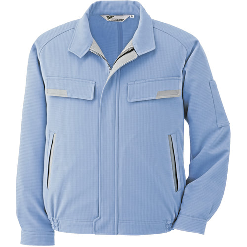 ミドリ安全　静電気帯電防止作業服　ブルゾン　ブルー　サイズ３Ｌ　VE73 UE 3L　1 着