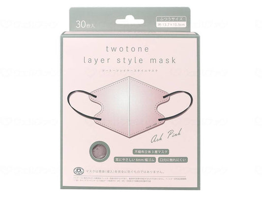 Fuji Two Tone Layer Mask 30P Ash Pink Case