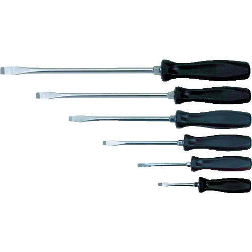 WILLIAMS Flat head screwdriver set, 6 pieces, JHW100P-6SD 1 S