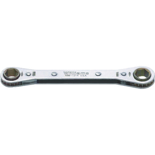 WILLIAMS Ratcheting Box Wrench 13 x 14 mm JHWRBM-1314 1 piece