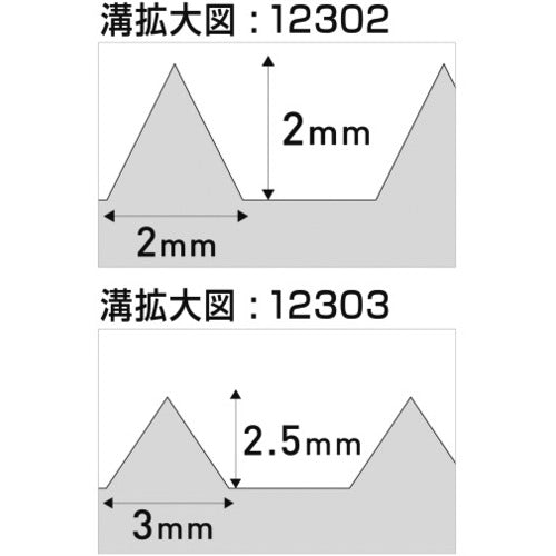 ＩＮＯＵＥ　のりヘラ　１２５ｍｍ　溝２ｍｍ　12302　1 本