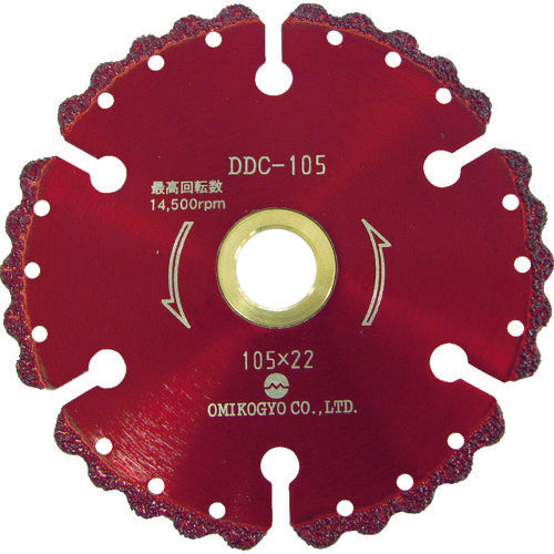 大見　コンクリート用溶着ダイヤカットソー　外径１０５ｍｍ　DDC-105　1 枚