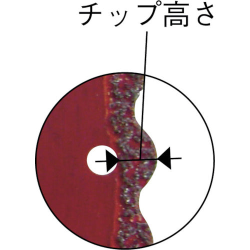 大見　コンクリート用溶着ダイヤカットソー　外径１０５ｍｍ　DDC-105　1 枚