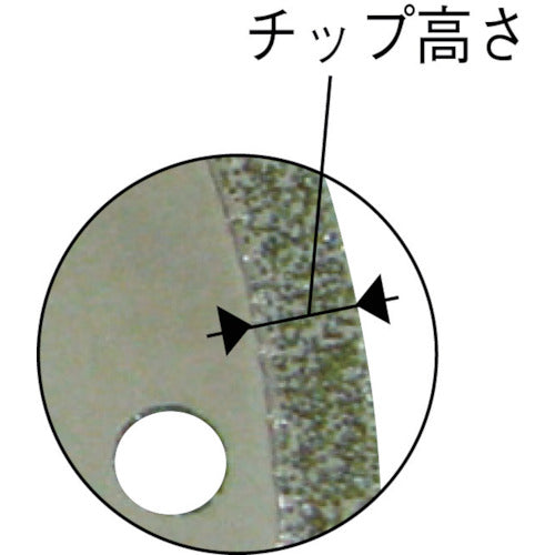 大見　塩ビ管用電着ダイヤカットソー　１０５ｍｍ　DDP-105　1 枚