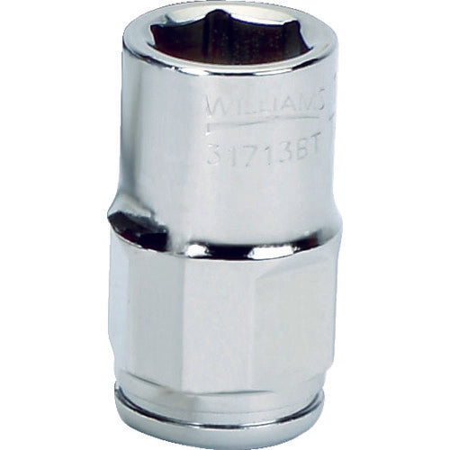 WILLIAMS 3/8 Drive Through Socket Hexagon 8mm JHW31708BT 1 pc