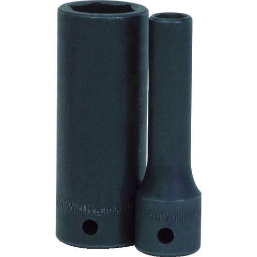 ＷＩＬＬＩＡＭＳ　インパクト用ソケット　１／２　ショート　６角　対辺寸法１０ｍｍ　JHW4M-610　1 個
