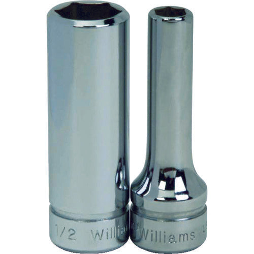 WILLIAMS 3/8 Drive Deep Socket Hexagon 6mm JHWBMD-606 1 pc