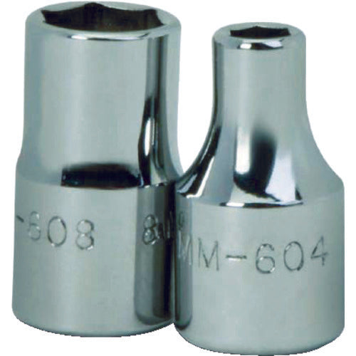 WILLIAMS 1/4 Drive Deep Socket Hexagon 4mm JHWMMD-604 1 pc