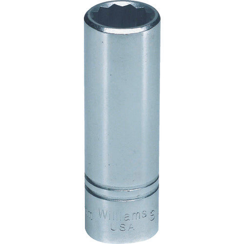 WILLIAMS 1/2 drive deep socket 12-sided 13mm JHWSMD-1213 1 piece